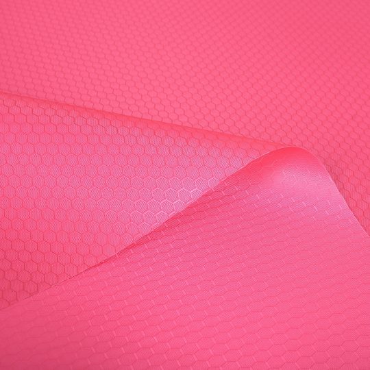 Ткань Рип-стоп Соты, Оксфорд 300D PU 1000, цвет Розовый 165, на отрез